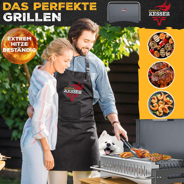 KESSER® Klappgrill tragbarer Camping Grill | Holzkohlegrill aus pulverbeschichtetem Stahl inklusive