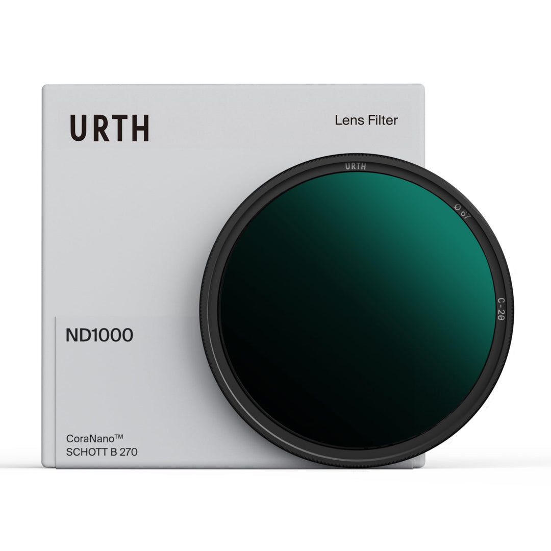 Urth 40,5 mm Graufilter ND1000 (10 Stop) ND Filter (Plus+) 40.5mm Reinschrauben, 40.5mm Reinschraube