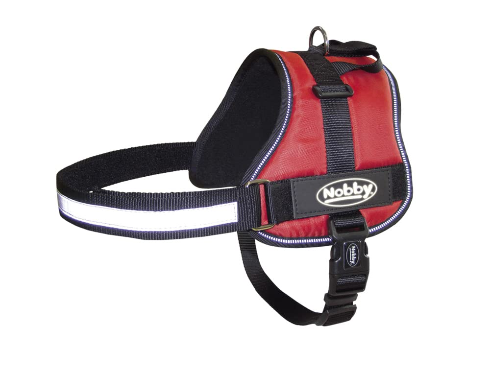 Nobby Geschirr SEGURO, rot Bauch: 60-75 cm, B: 30 mm, 1 Stück Bauchumfang 60-75 cm / Brust 25-38 cm