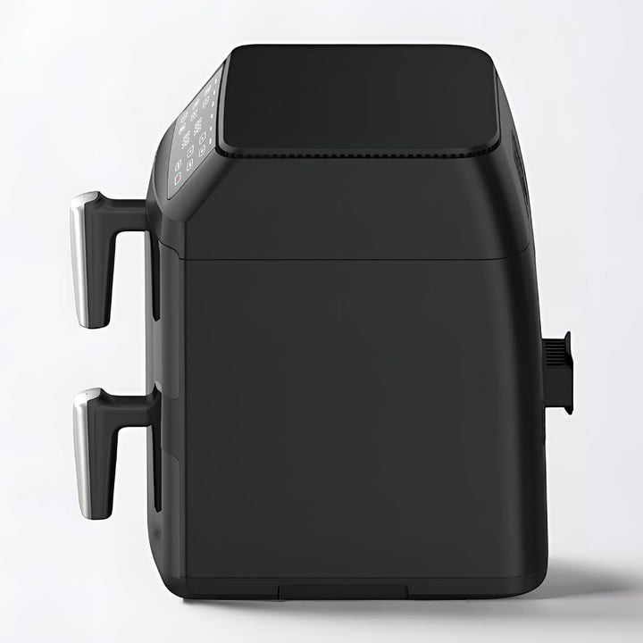 Heissluftfritteuse Doppelkammer XXL 11L | Double Stack Air Fryer 2 Kammern übereinander | 2500W Dual