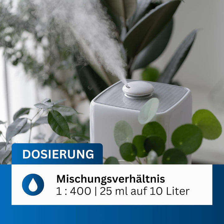 Hygienemittel schaumfrei | Konservierungsmittel für Luftbefeuchter, Luftreiniger, Luftwäscher, Zimme