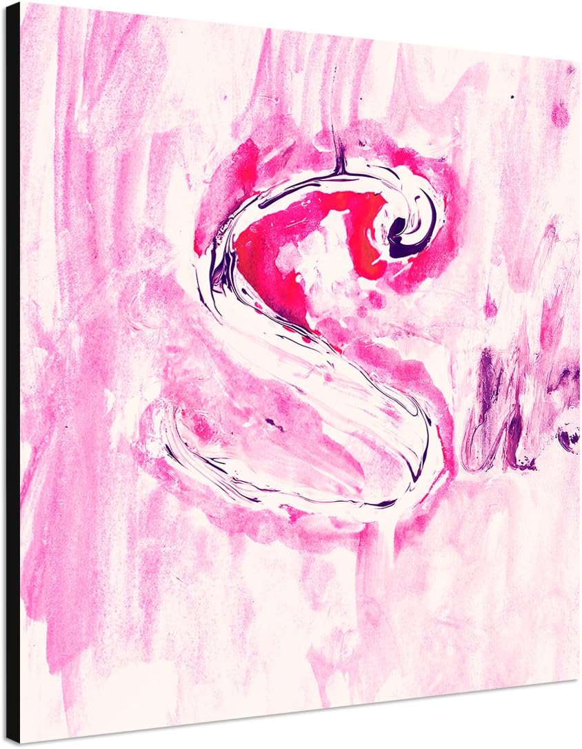 Paul Sinus Art Modernes Wandbild Abstrakt005_60x60cm Abstrakte Kunst Kunstdruck auf Leinwand Zeitlos