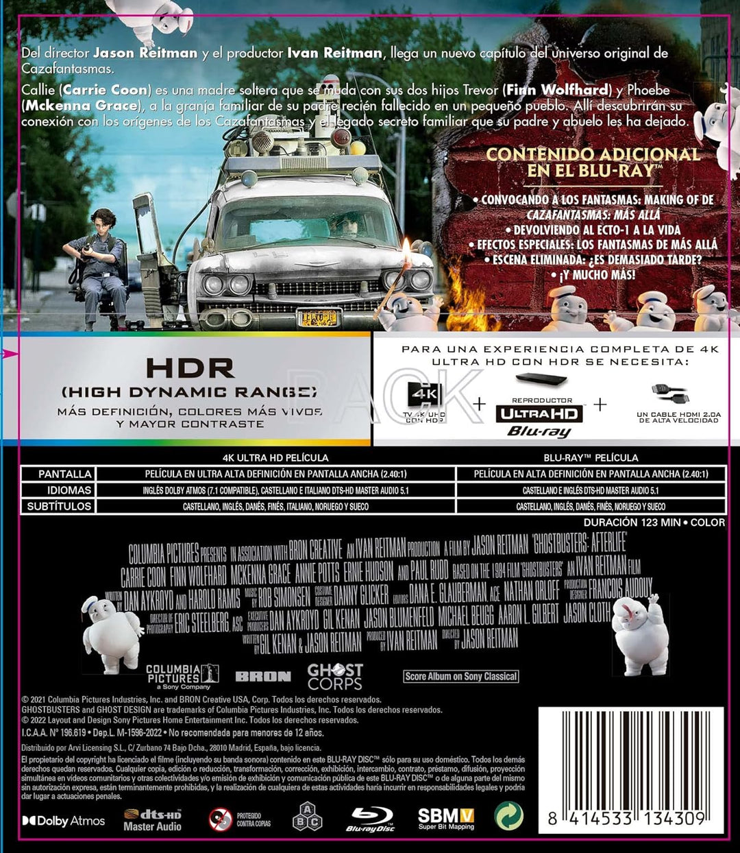 Cazafantasmas: Más allá UHD - BD