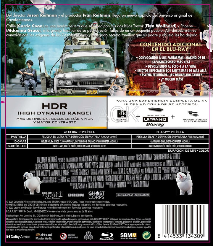 Cazafantasmas: Más allá UHD - BD