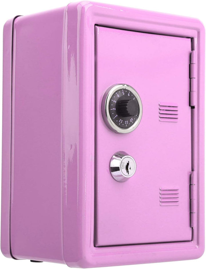 Safe und Schliessfach für Kinder, Kinder Sparbüchse Sparschwein Geldschrank für zu Hause, Metall Saf