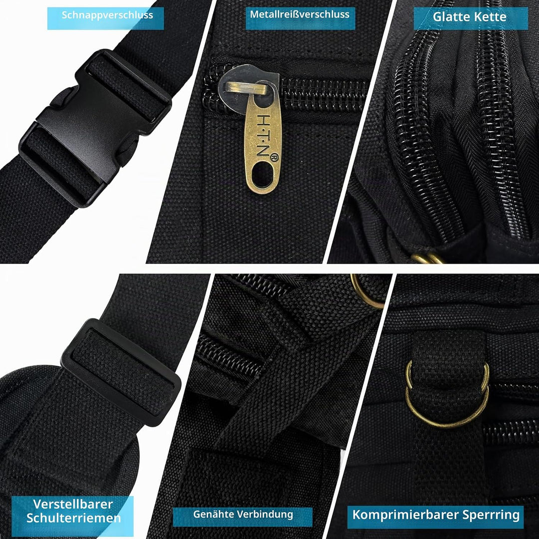 Bauchtasche Grosse Kapazität für Herren Damen, SUNSEATON Gürteltasche,Multifunktionale Sport Hüfttas