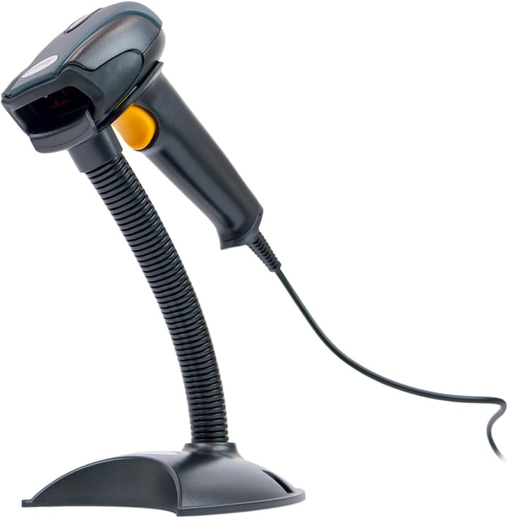 Automatisches Barcode-Lesegerät mit USB, Barcodescanner zum freihändigen Lesen von Strichcode mit ve