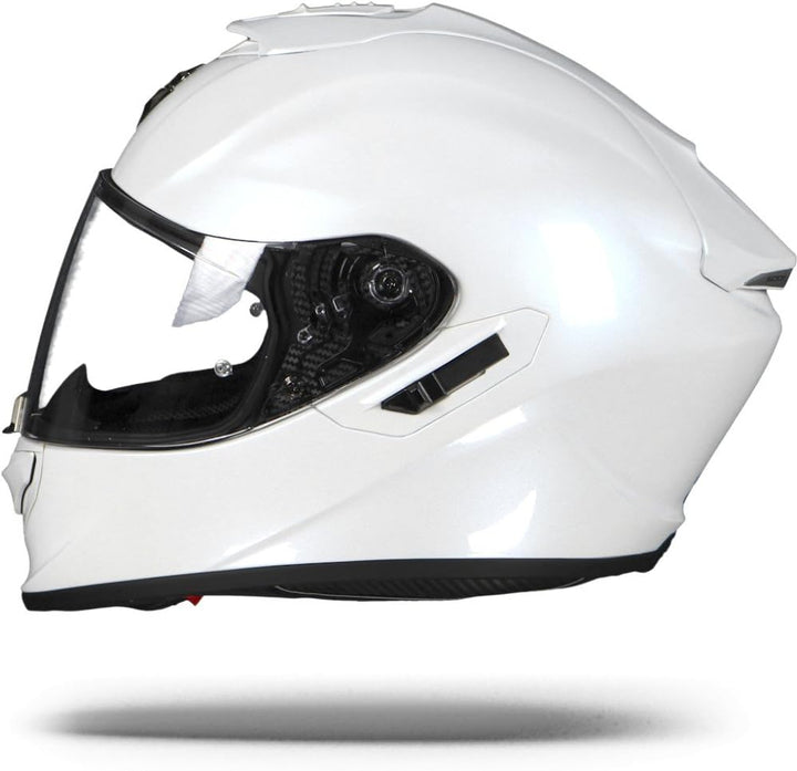 Scorpion Motorradhelm EXO-1400 AIR OLID Matt Schwarz S M durchsichtig, M durchsichtig