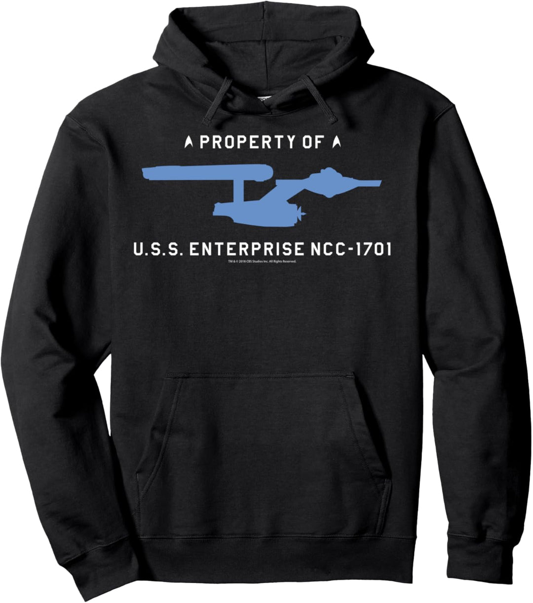 Star Trek Original Series Enterprise Profile Pullover Hoodie