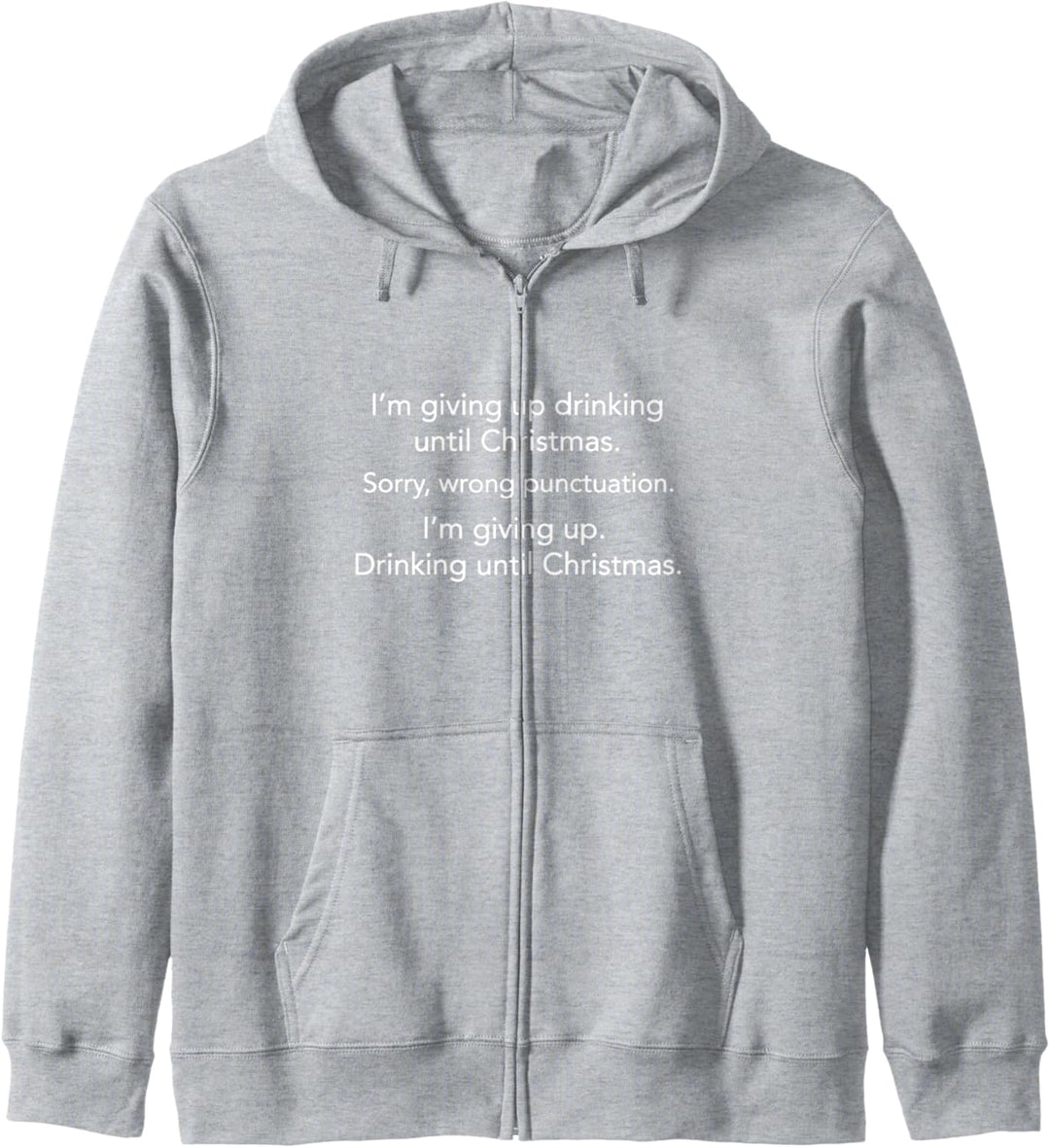 Funny Sarcastic Christmas Drinking Kapuzenjacke