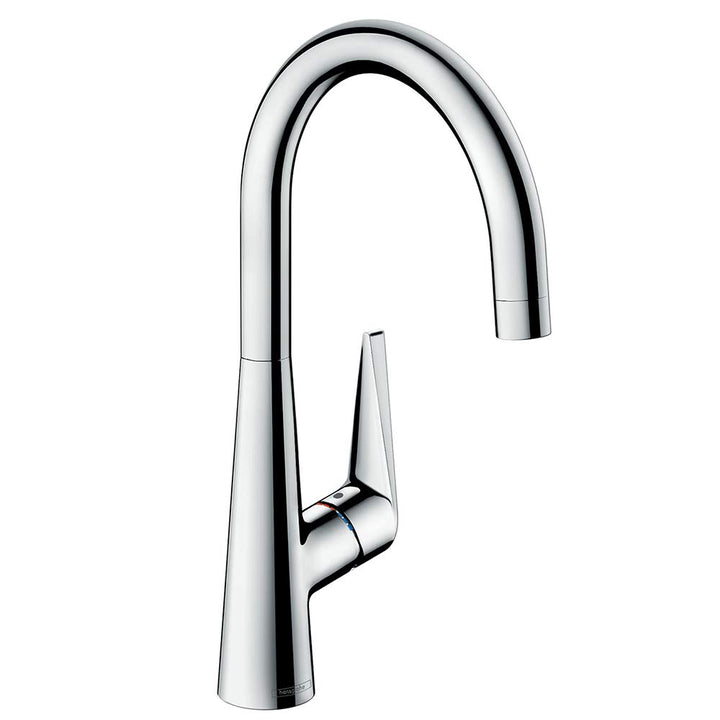 hansgrohe Talis S Einhebel-Küchenarmatur, Komfort-Höhe 260mm mit schwenkbarem Auslauf, Chrom Auslauf