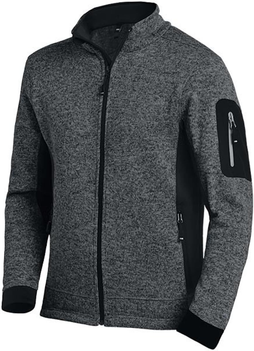 FHB Strickfleece Jacke atmungsaktiv, Farbe:khaki, Grösse:M