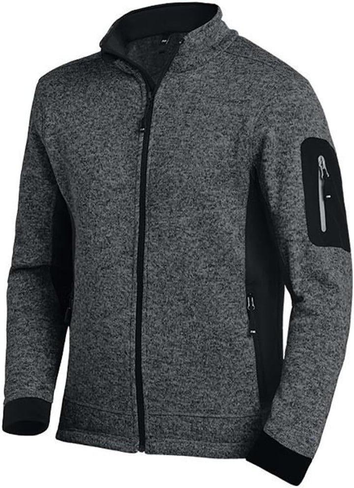 FHB Strickfleece Jacke atmungsaktiv, Farbe:khaki, Grösse:M