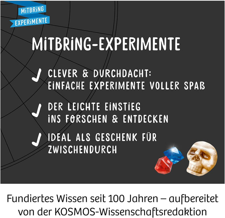 KOSMOS 657888 Piraten-Schatz Experimentierset, Ausgrabungs-Set für Kinder ab 7 Jahren, Schatzsucher,