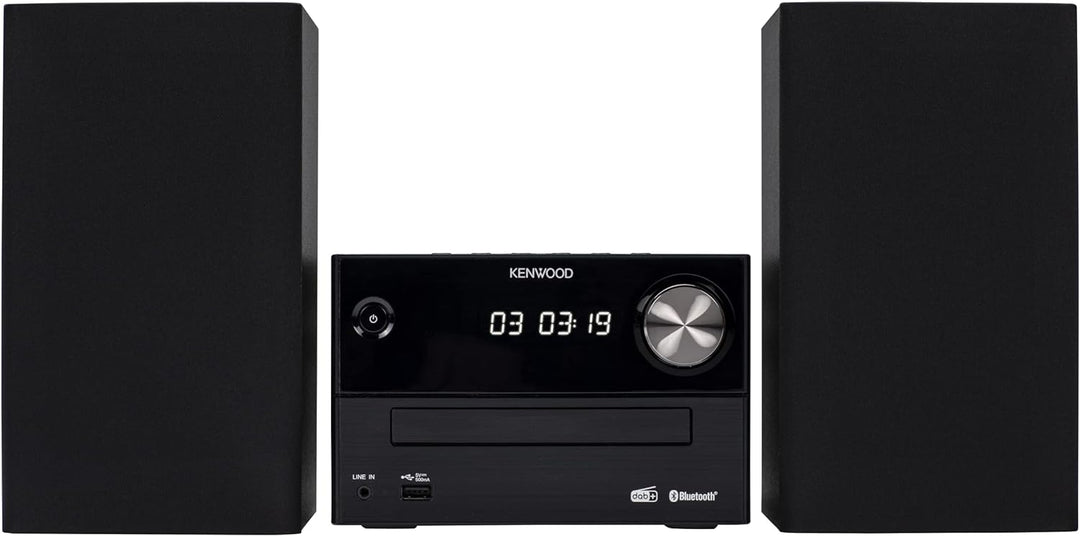 KENWOOD M-420DAB Micro-System, Schwarz, D, USB, Dab+, Bluetooth