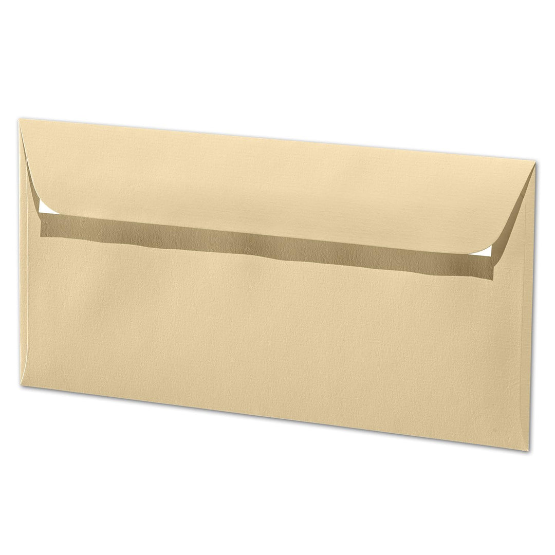 ARTOZ 100x Briefumschläge DIN Lang Baileys 100 g/m² selbstklebend - DL 224x114 mm - Kuvert ohne Fens