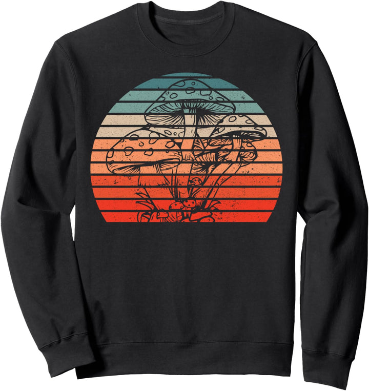 Retro Pilze Pilzsammler Schwammerl - Vintage Pilzsucher Sweatshirt