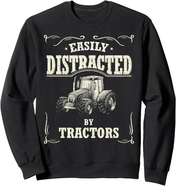 Lässt sich leicht von Traktoren abgelenken. Sweatshirt