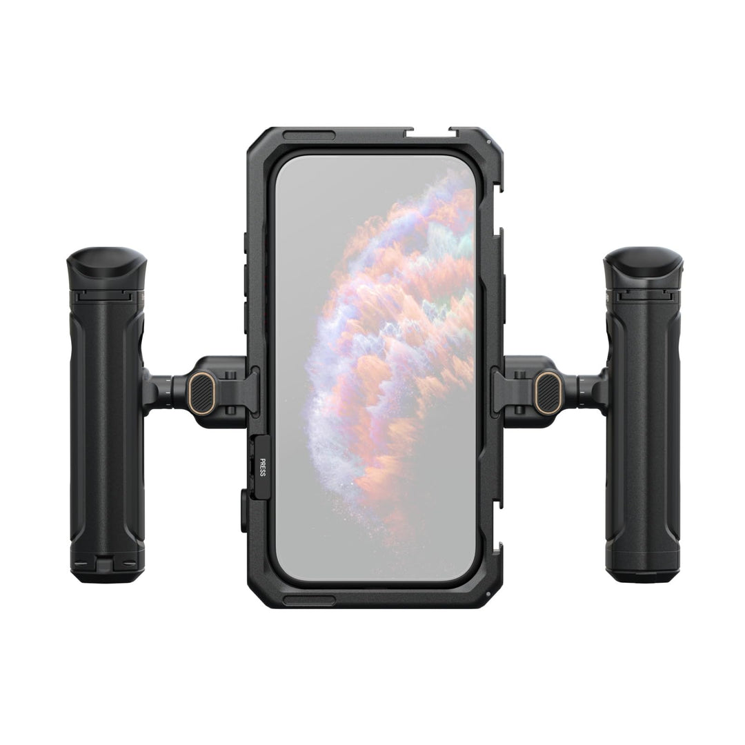 SMALLRIG Mobile Dual Handheld Kit für iPhone 17 Pro Max, Handyhalterung mit kabellosem Schnellversch