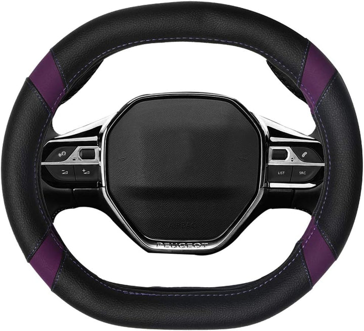 Mayco Bell Mikrofaser Leder Auto Lenkradbezug Fit für Peugeot 3008 4008 206 207 208 2016-2019 508 20