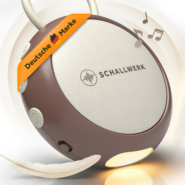 Schallwerk® White Noise Machine Baby – Einschlafhilfe für Babys & Erwachsene mit weissem Rauschen, N