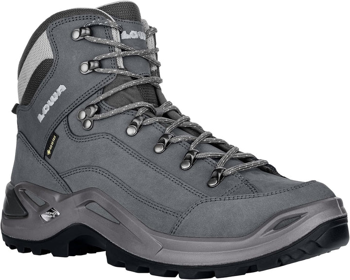 LOWA Renegade GTX MID Unisex Wanderstiefel Outdoor Goretex 47 EU Grau, 47 EU Grau