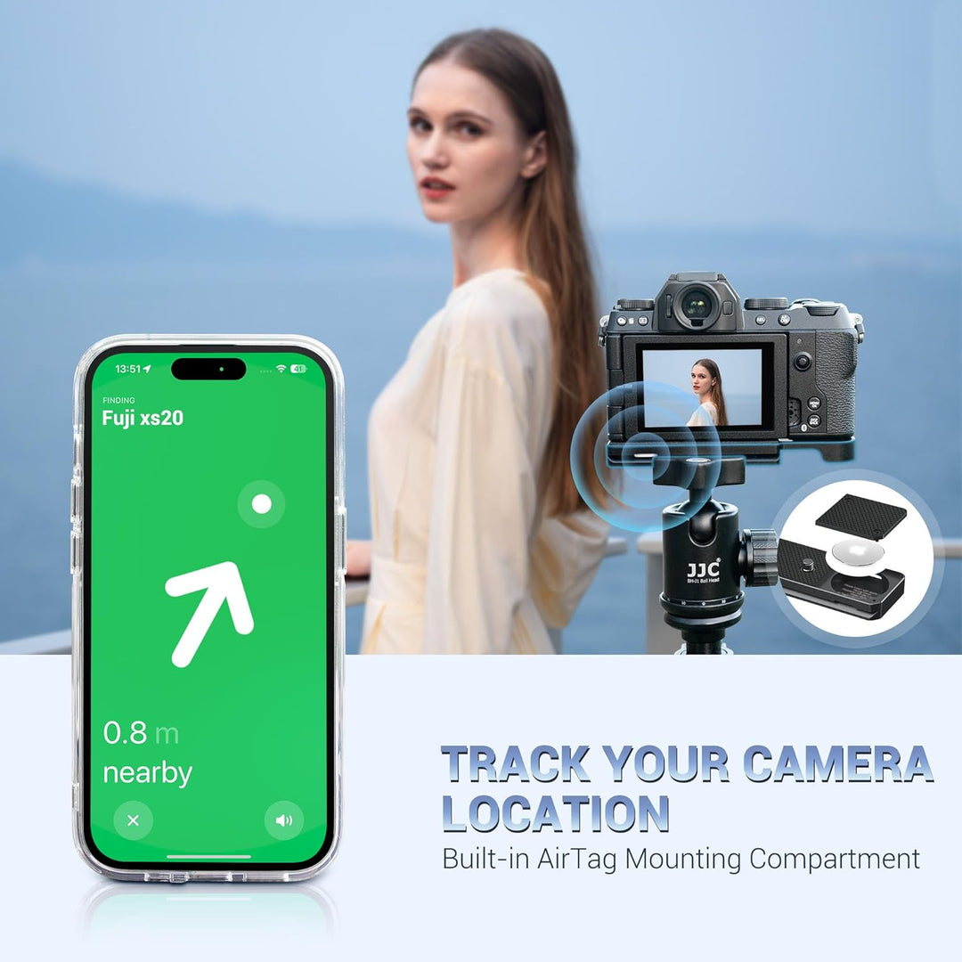 JJC Metall Kamera Handgriff für FUJIFILM X-S20 Kamera, X-S20 Schnellwechselplatten Halter Erweiterun