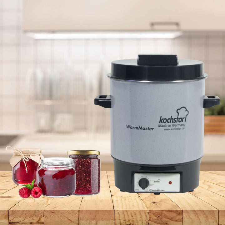 Kochstar WECK Einkochautomat WarmMaster Basic (Einkochtopf mit Thermostat, ohne Uhr, 230V, 1800 W, 2