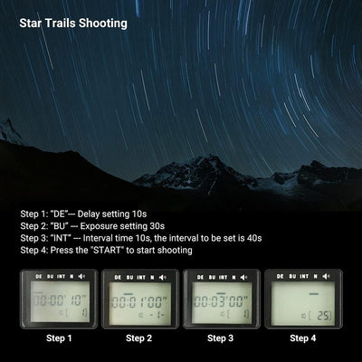 JJC Kabellose Fernauslöser Intervalometer Timer für Canon EOS R7 R6 R RP M6 M6 Mark II M5 EOS 200D I