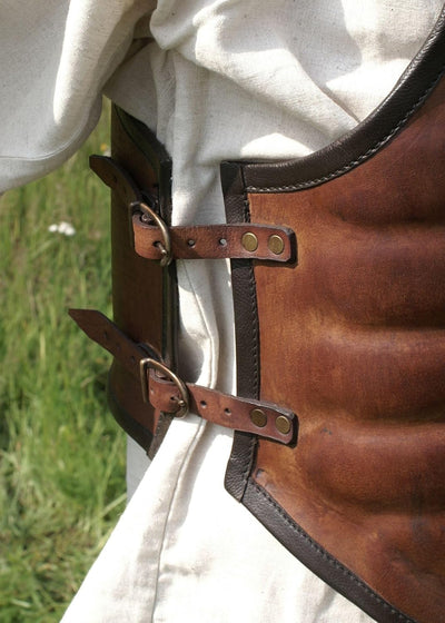 Battle-Merchant Muskelbrustpanzer aus starkem Leder - Brustpanzer
