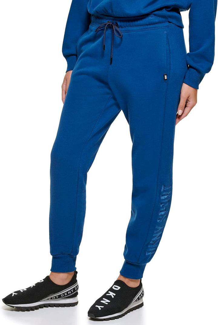 DKNY Damen Relaxed Joggers Sweatpants, Poseidon