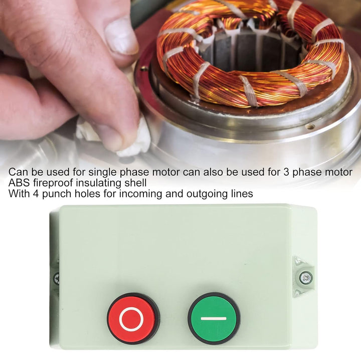 LE1D12M7 Magnetstarter Wasserdichter einphasiger 220/230-V-Motorstartschalter Dreiphasiger 380/400-V