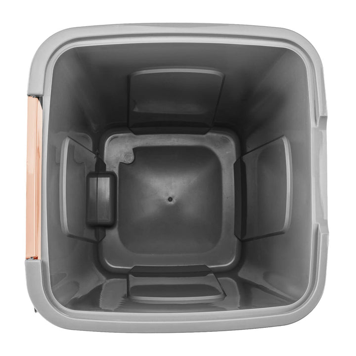 PAFEN Grosser Mülleimer 50l mit Deckel – Abfallbehälter 550 x 365 x 370mm - Abfalleimer für Trennen