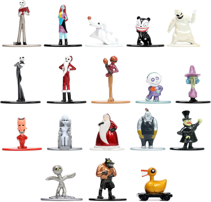 Jada Toys Nightmare Before Christmas Nano Multipack, Figuren-Set, 253075006 Casual, Casual