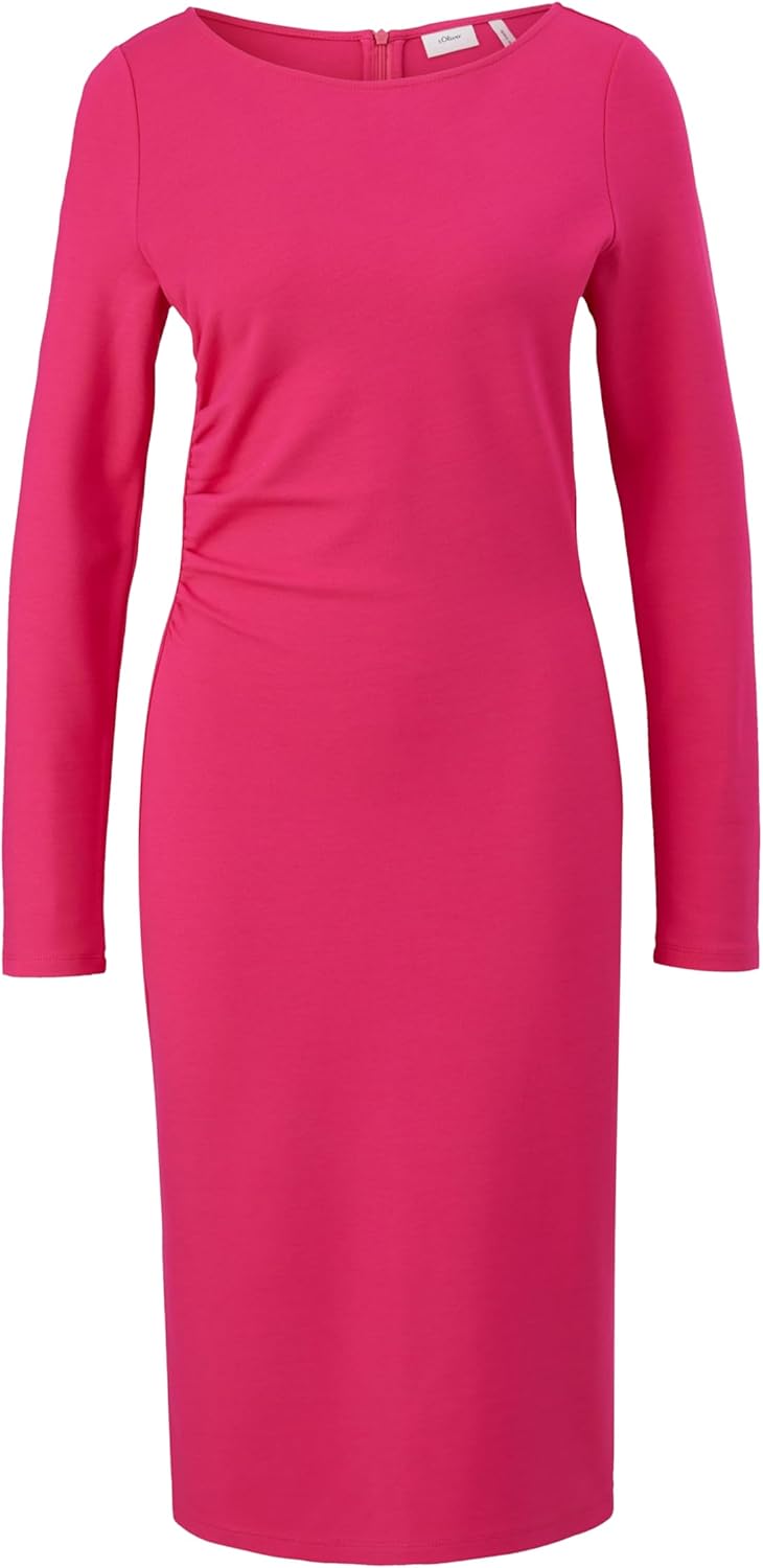 s.Oliver BLACK LABEL Jerseykleid aus Viskosemix 34 Rosa, 34 Rosa