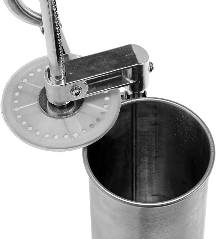 BROWIN® Manuell Wurstfüller aus Edelstahl 311008 | 4 kg vertikale Wurstmaschine | Wurstfüllmaschine