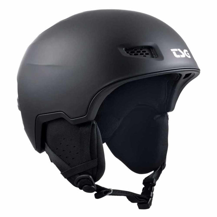 TSG Unisex Jugend All Terrain Solid Color Helm Sk8/Trott/Fahrrad/Wake/Ski/Schnee, Satin Black, XXS/X
