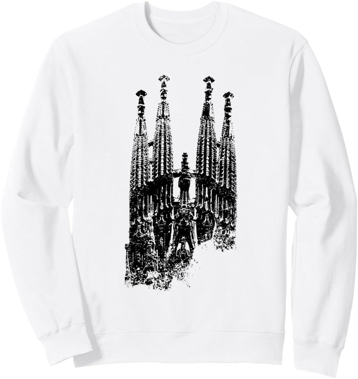 Barcelona Sagrada Familia Vintage Spanien I Love Barcelona Sweatshirt