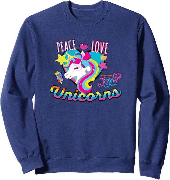 JoJo Siwa Peace Love And Unicorns Sweatshirt