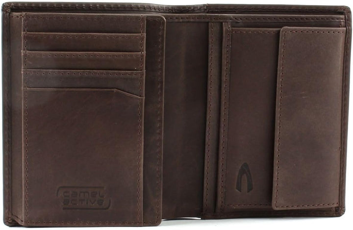 camel active bags Thai Herren Geldbörse RFID Hochformat Leder Mittelgross Cognac cognac 9,5 x 2 x 12