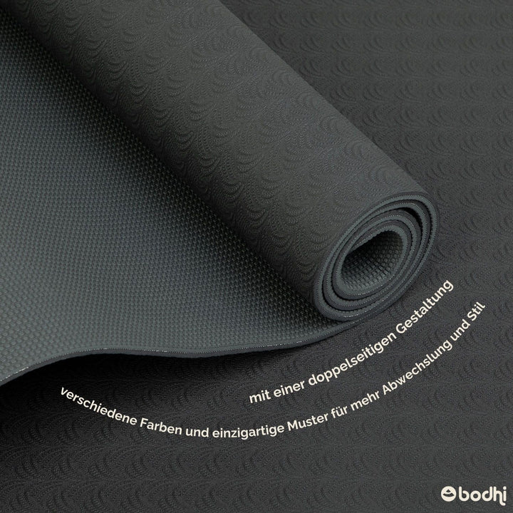 Yogamatte LOTUS PRO, auch für Gymnastik, Pilates und Fitness, weiche und rutschfeste TPE Matte, hypo