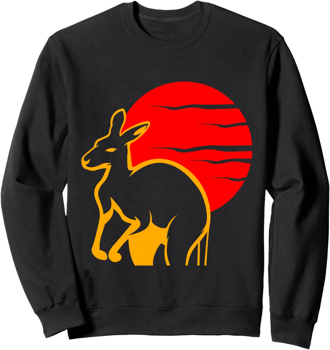 Kangaroo Sunset Kangaroos Australien Outback Sweatshirt