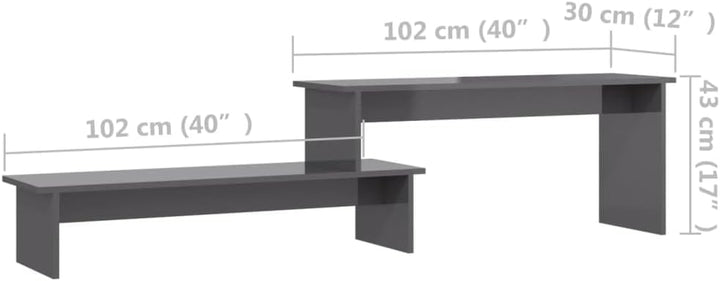vidaXL TV Schrank Industriestil Lowboard Sideboard Fernsehschrank Fernsehtisch TV Möbel Tisch Board