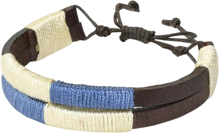 PELPE Argentinischer Ledergürtel mit passender Schnur und Lederarmband. Auf Leder gestickter Gürtel