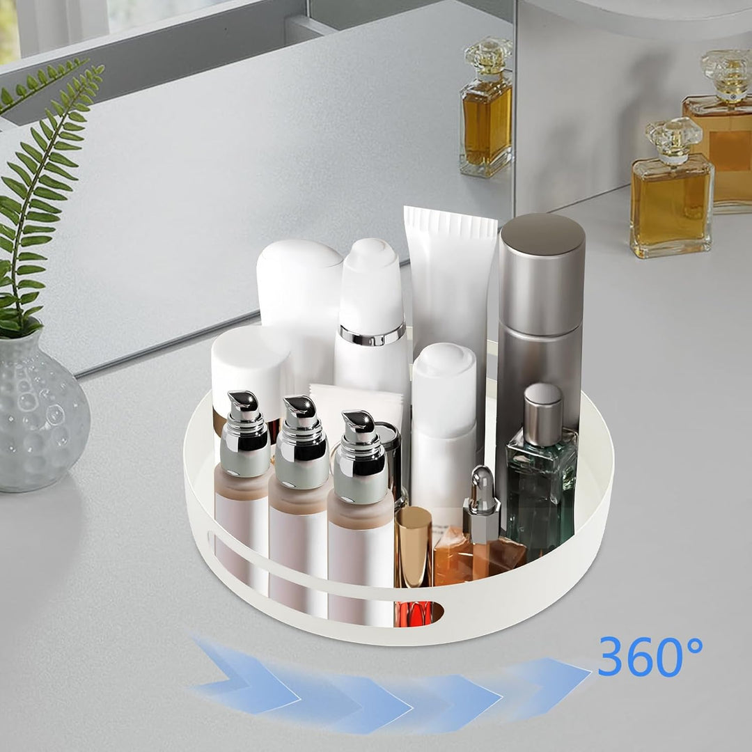 360°Drehbares Gewürzregal, Drehteller Organizer, aus Kohlenstoffstahl Lazy Susan Küchenregal Kücheno