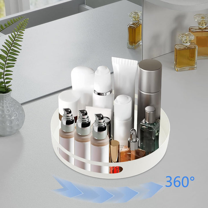 360°Drehbares Gewürzregal, Drehteller Organizer, aus Kohlenstoffstahl Lazy Susan Küchenregal Kücheno