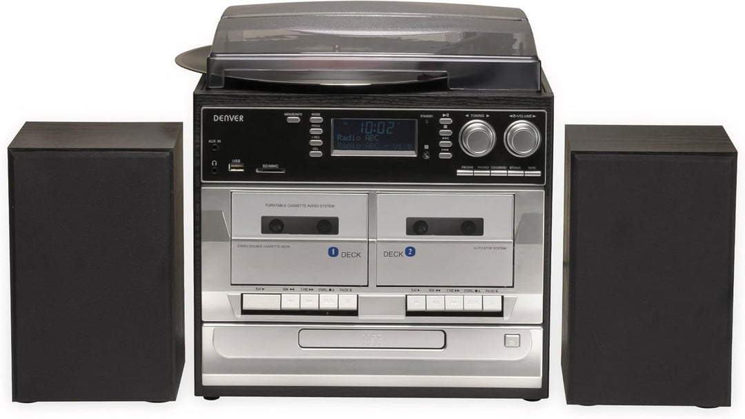 Denver SRL 111201000000 Denver MRD-166 Radios, MP3 und CD-Player, Schwarz