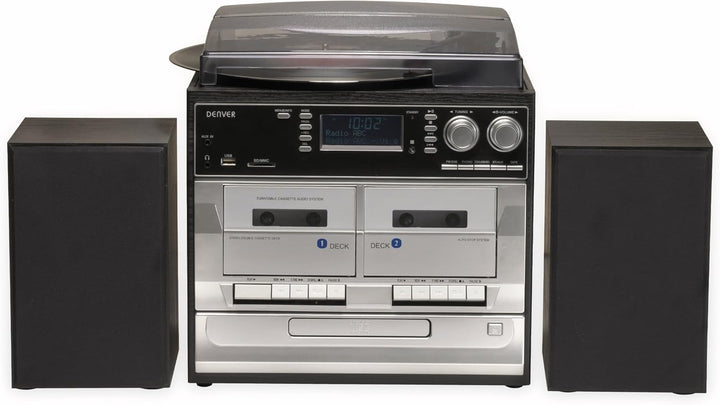 Denver SRL 111201000000 Denver MRD-166 Radios, MP3 und CD-Player, Schwarz