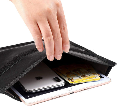 Faraday Tasche für Handys, Hodufy Tablet Tasche, Signal Isolation Feuerfester Schild Käfig Tracking,