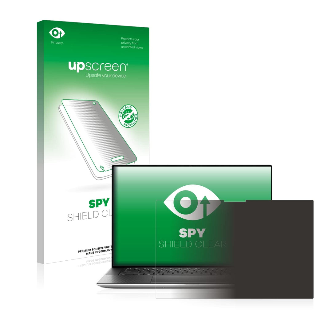 upscreen Anti-Spy Blickschutzfolie für Dell XPS 15 9510 Touch Privacy Screen Displayschutz-Folie [Si
